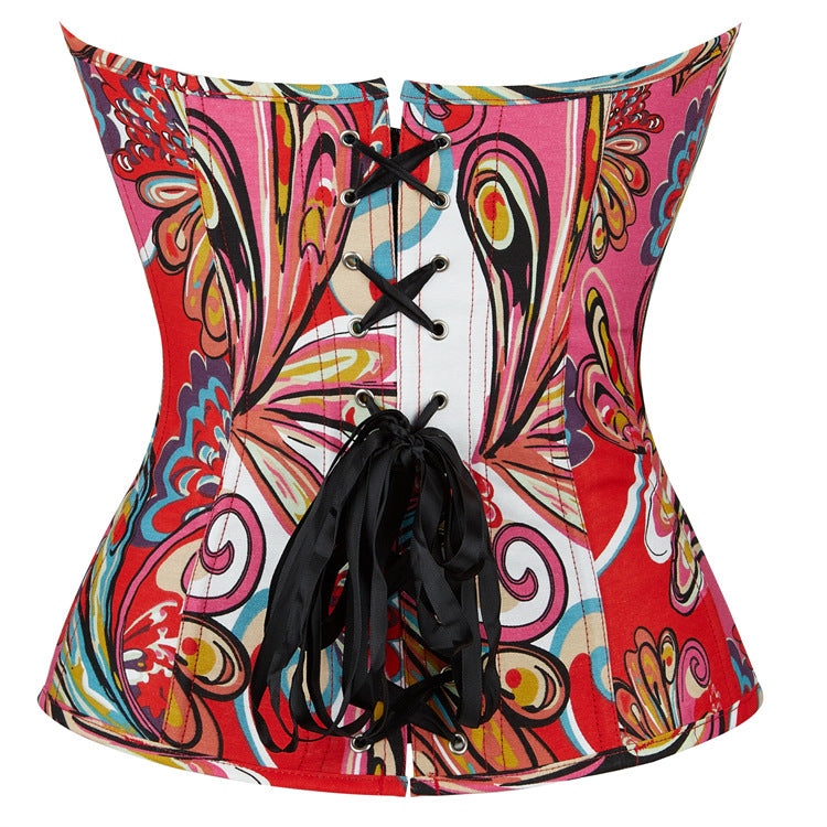Women Painted Court Body Shaping Tunic