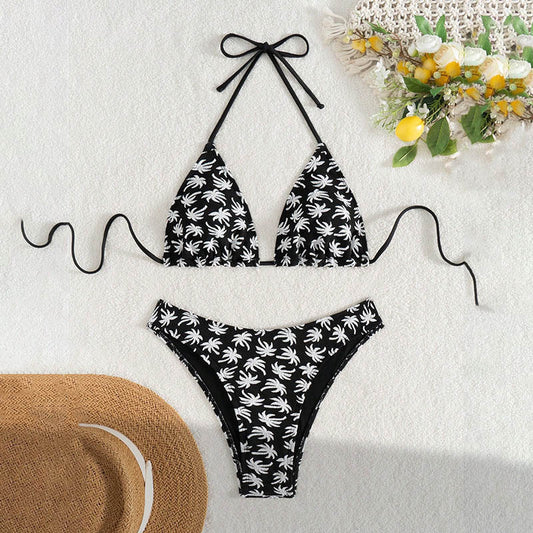 Bikini Printed Split Swimsuit Women Beach Spring Swimsuit Bikini