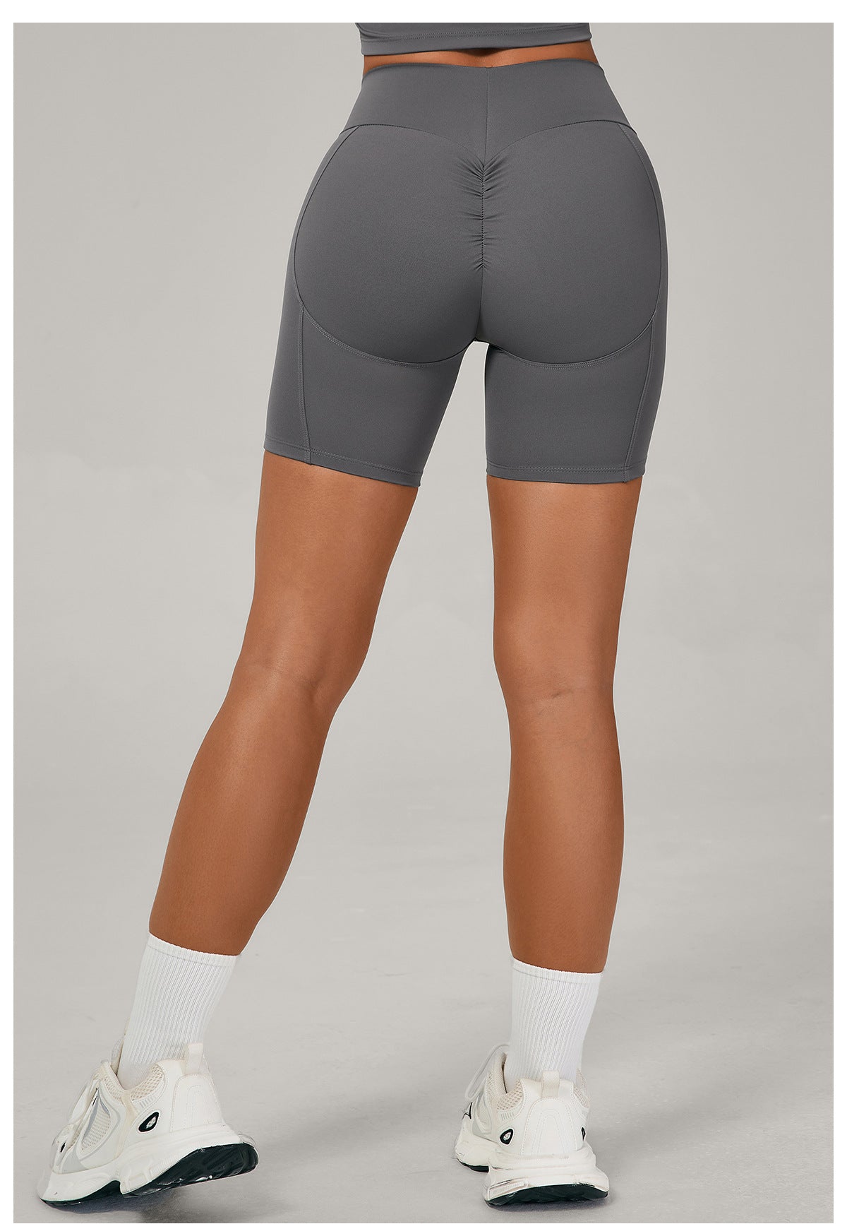 Autumn Sand Yoga Sports Shorts High Waist Tight Peach Hip Breathable Quick-Drying Running Workout Shorts