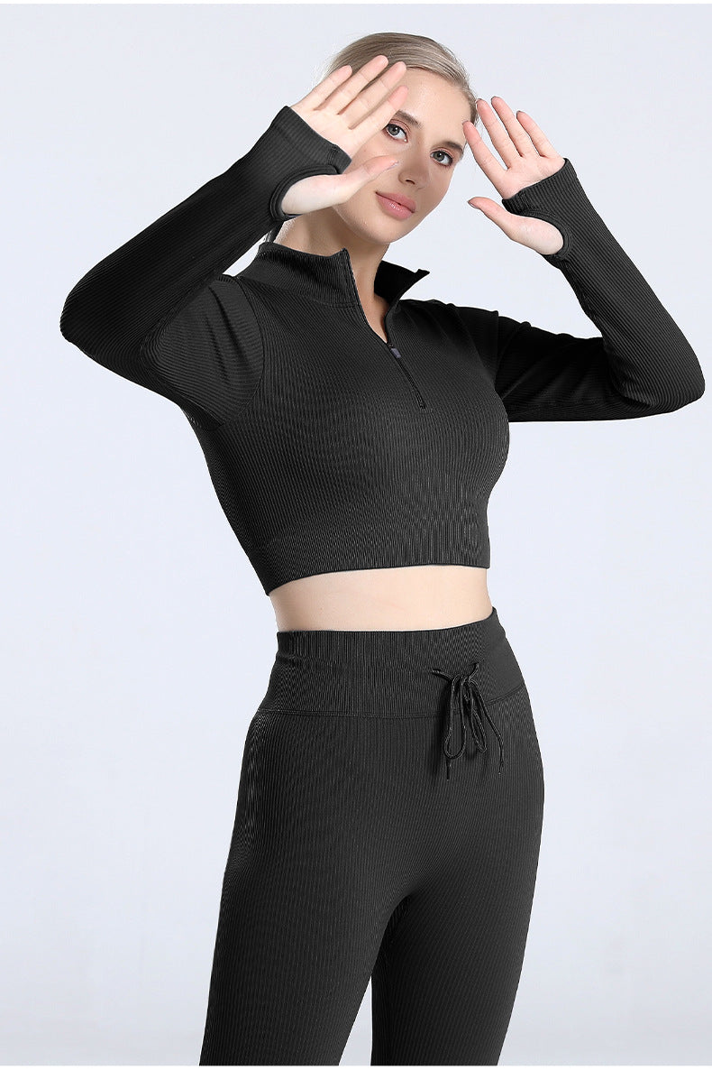 Outdoor Sports Fitness Yoga Wear Suit Seamless Yoga Suit High Grade Yoga Suit