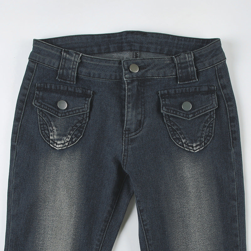 Street Sexy Retro Stretch Bootcut Trousers Retro Slim Spring Summer Jeans Women Trousers Delivery