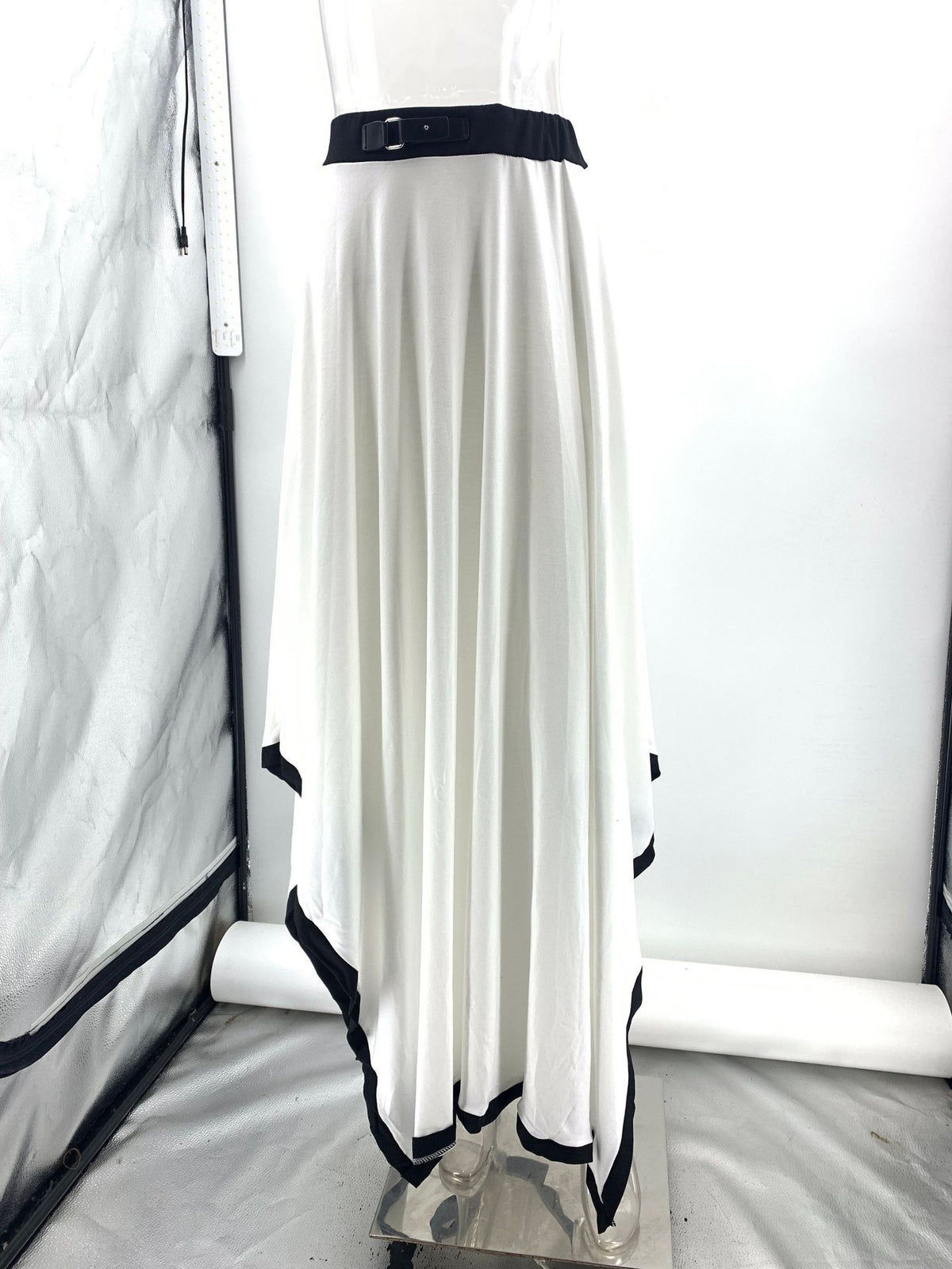 Spring Autumn Long Sleeve Irregular Asymmetric Solid Skirt Two Piece Set