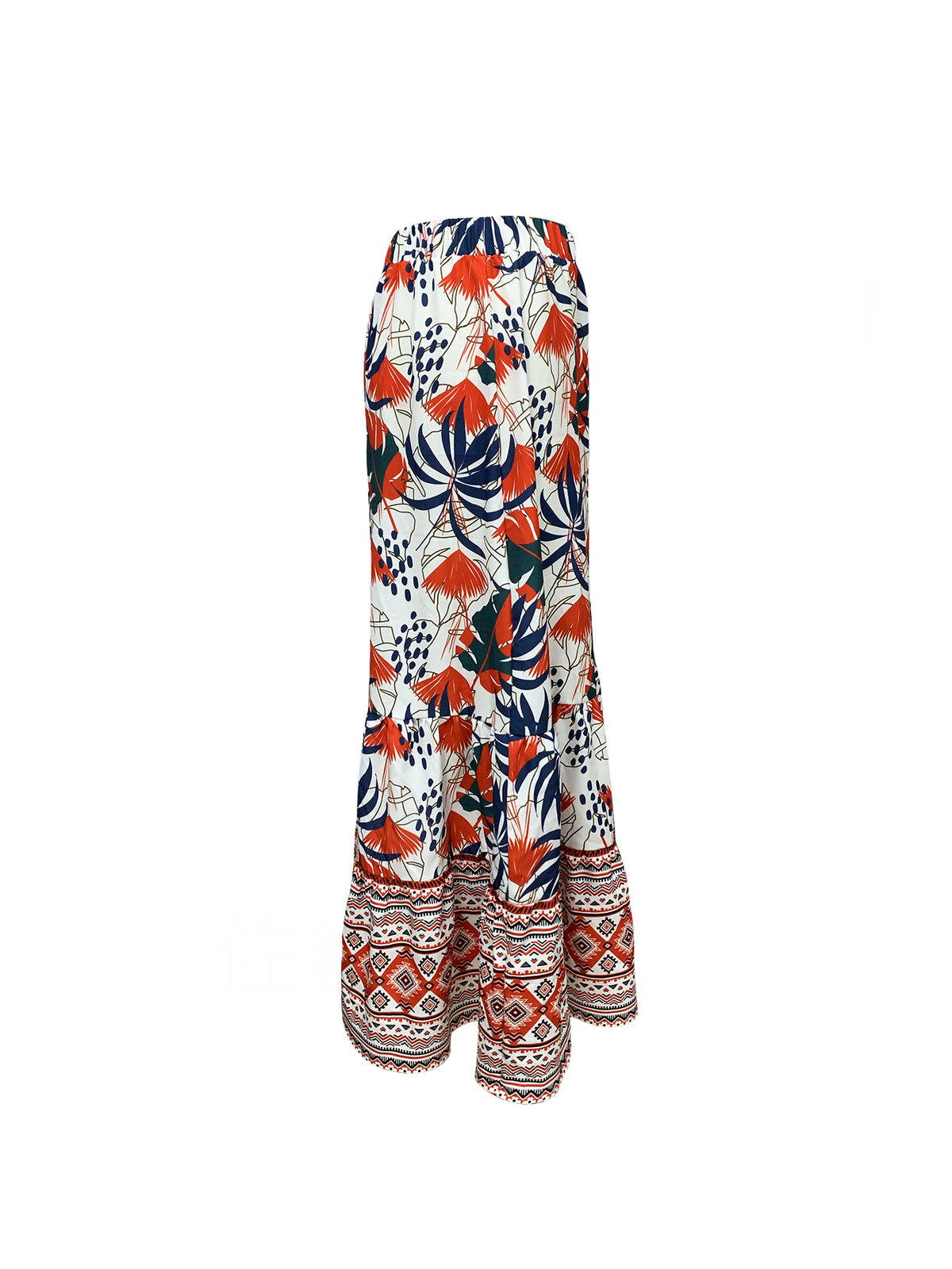 Spring Summer Women Casual Print Holiday Skirt