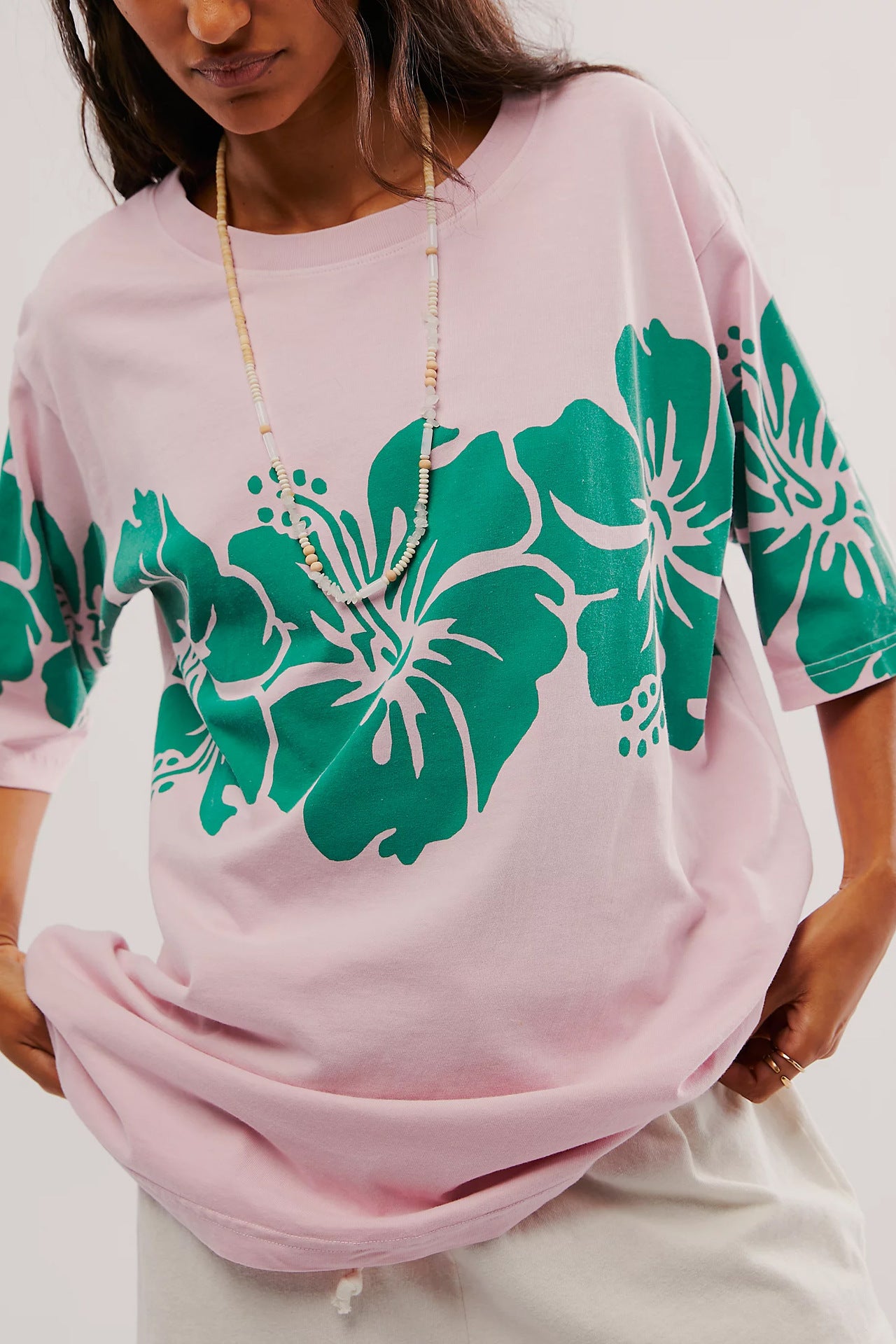 Autumn Women Clothing Top Personalized Printed Loose Short Sleeved T shirt Women