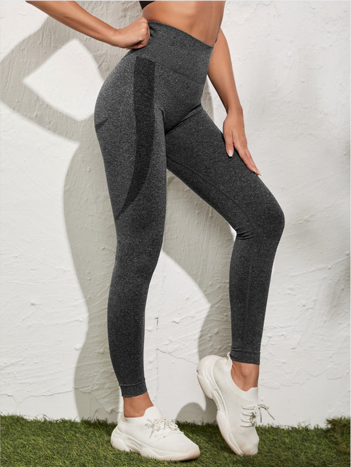 Sports Yoga Leggings Running Fitness Moisture Wicking Quick Drying Breathable Hip Lift Belly Shaping