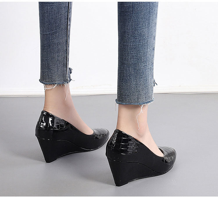 Minority Women Spring Autumn Stiletto Pointed Work Shoes Classy High Heels