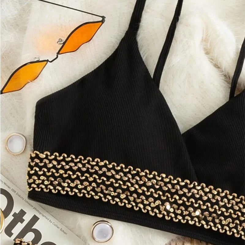 Push Up Bikini Solid Swimsuit Women Sports Bathing Suits Swimwear